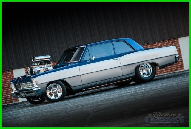 ProStreet ProTouring, Fresh Build, Built Blown 540ci, Long Spec Sheet, SHOW CAR! 1966 Chevrolet Nova