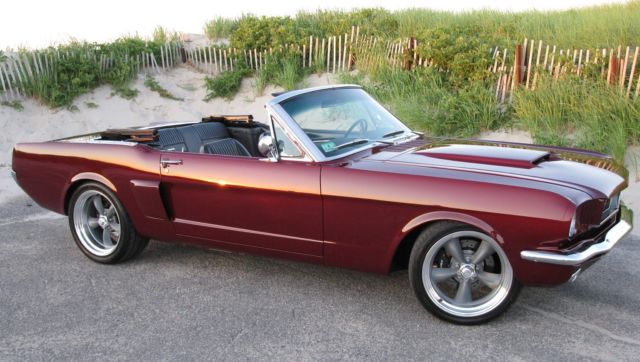 ProTouring Resto-mod Convertible 1966 1964 1965 1967 1968 Shelby GT350 Eleanor 1966 Ford Mustang Convertible 5.0 Coyote V8 Rotisserie Restomod