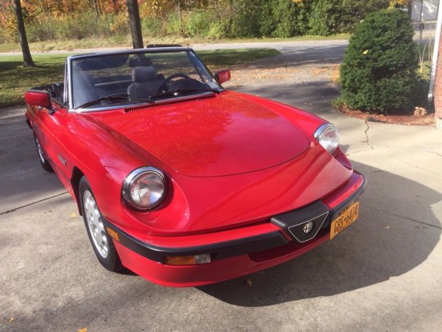 Quadrifoglio convertible 1989 Alfa Romeo Spider convertible