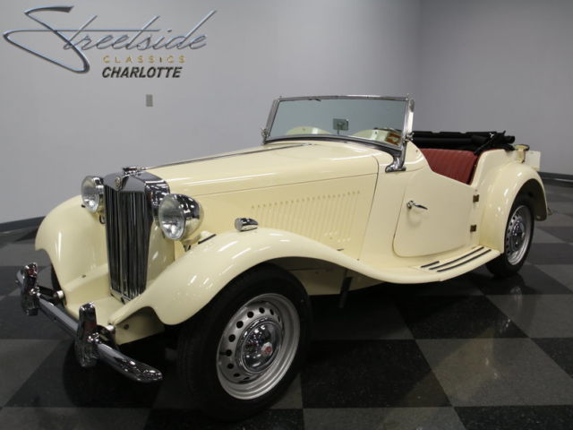 QUALITY, 1250 CC, 4 SPD MANUAL, REAL ASH FLOOR, VERY NICE PAINT/INTERIOR, NICE!! 1953 MG TD