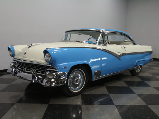 QUALITY RESTO, 312 V8, 3 SPD W/ OD, CORRECT COLORS, EXC PAINT/CHROME/INT, A+! 1956 Ford Fairlane Victoria
