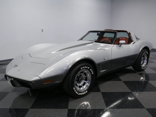 QUALITY, #S MATCH 350 V8, RARE 4 SPD, 19K MI, T-TOPS, LOADED, A/C, GR8 PAINT/INT 1978 Chevrolet Corvette