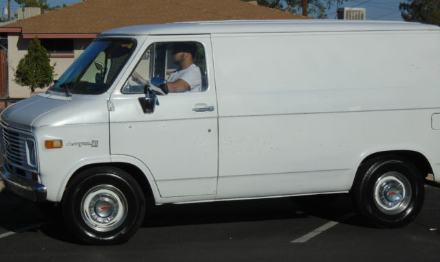 "RETRO" CHEVROLET G20 VAN (RARE SHORTY) SPECIAL ORDERED RUST FREE ARIZONA 69 1974 Chevrolet G20 Van G20 CUSTOM SHORT WHEEL BASE