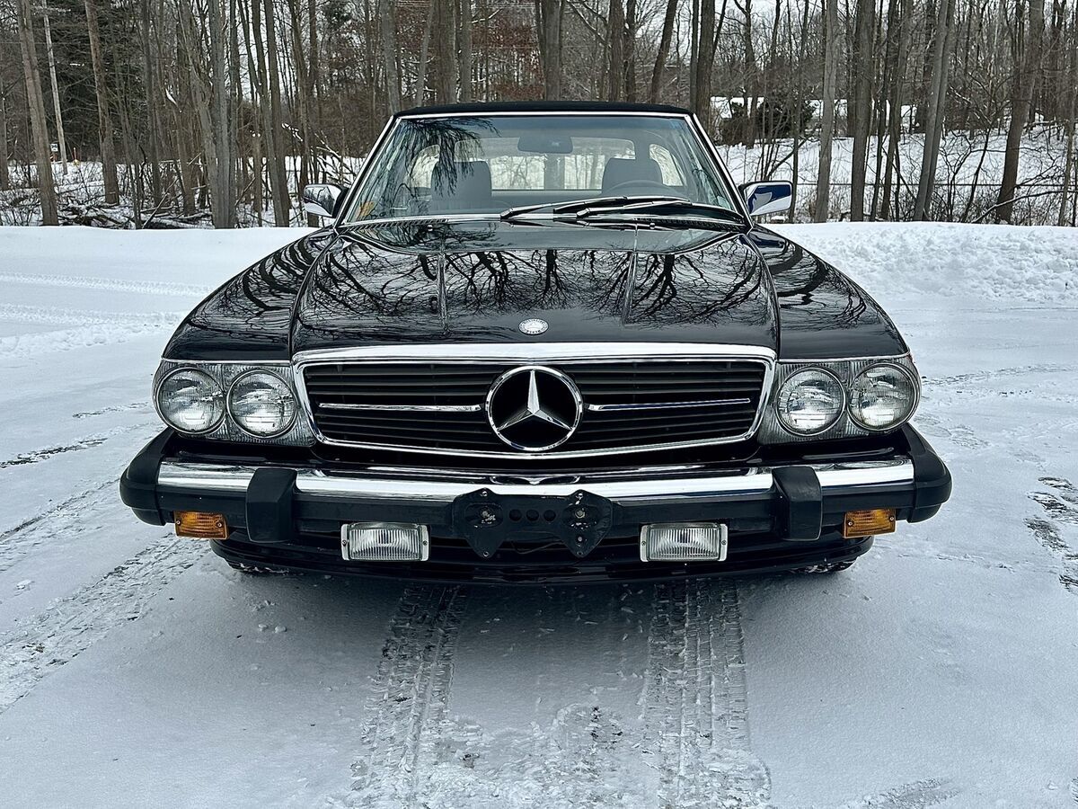 1989 Mercedes Benz R107 040 Black Paint Factory Hardtop FULL DOCUMENTED - photo 10