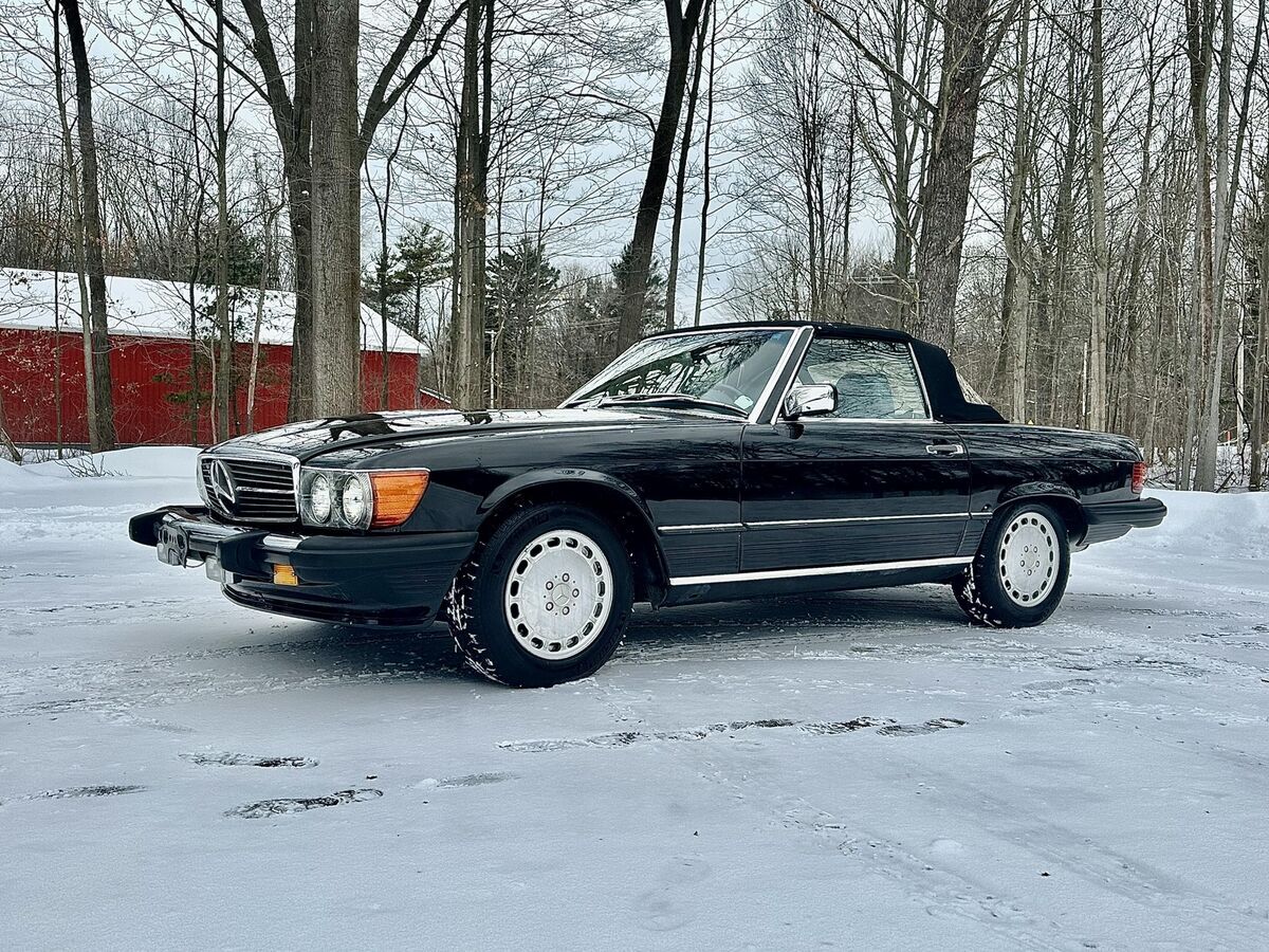 1989 Mercedes Benz R107 040 Black Paint Factory Hardtop FULL DOCUMENTED - photo 11