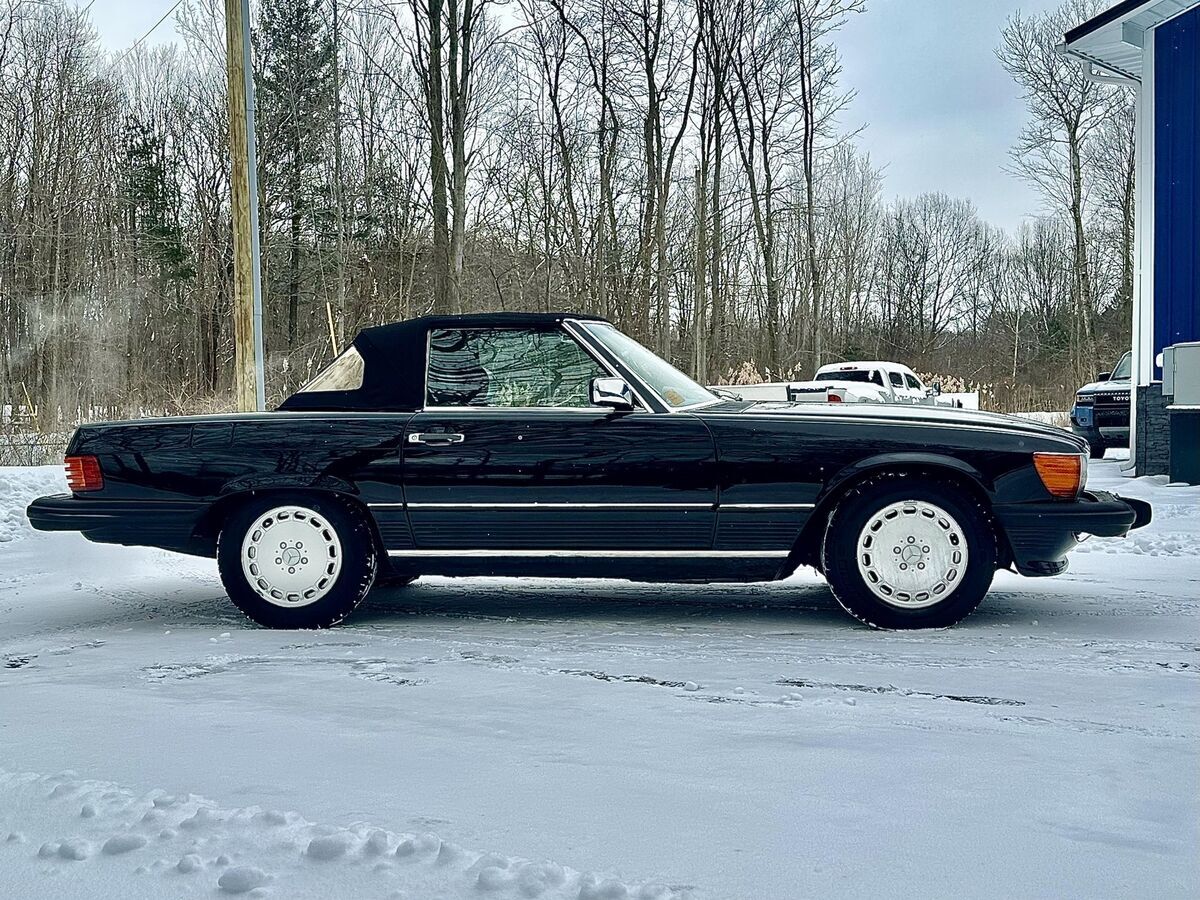 1989 Mercedes Benz R107 040 Black Paint Factory Hardtop FULL DOCUMENTED - photo 8