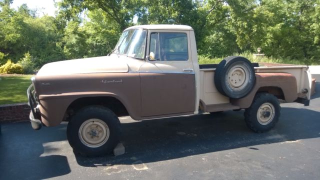 Ranch Find Rare 1960 IH B120 4X4 Step Side Pickup 1960 International Harvester Other 3/4 ton