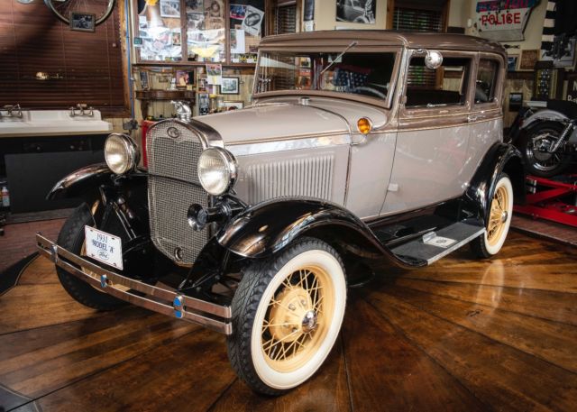Rare "Steel-Back" Deluxe Victoria 1931 Ford Model A DELUXE VICTORIA