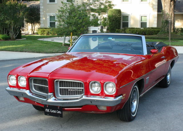 1971 Pontiac Le Mans SPORT CONVERTIBLE - 4 SPEED AC
