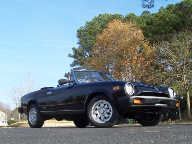 1985 Fiat Spider 2000 Pininfarina Azzura - photo 5