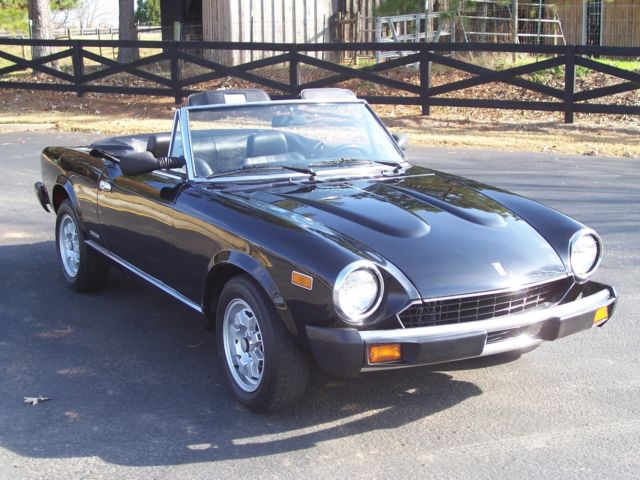 1985 Fiat Spider 2000 Pininfarina Azzura - photo 9