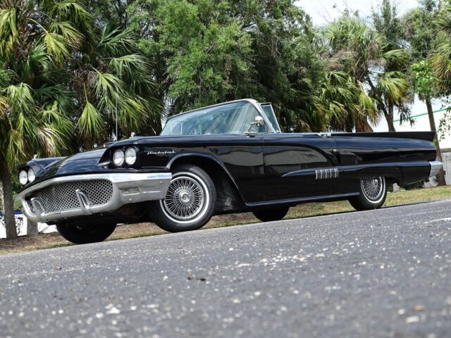 Rare! 1 of 2,134 built! New top. Beautiful New Black Paint! Clean Square Bird! 1958 Ford Thunderbird Convertible