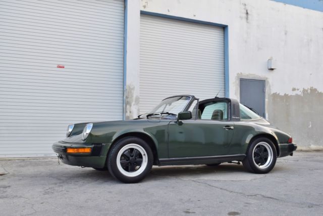 Rare 1 of only 365 built 3.0 - Matching Numbers - GREEN MACHINE 1977 Porsche 911 3.0L Carrera Targa