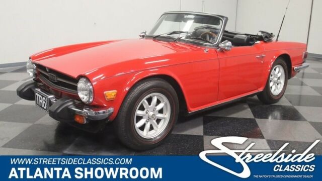 RARE 1-OWNER TR6, ALL-STOCK, WELL-MAINTAINED, ORIGINAL 2.5L INLINE 6, 4-SPEED!!! 1976 Triumph TR-6 --