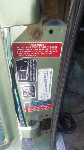 1971 International Harvester 1210 Pickup Camper Special 4x4 - photo 11