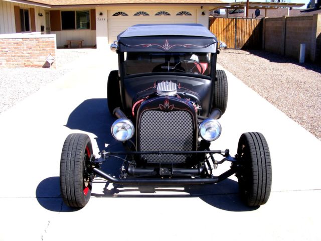 RARE 1927 MODEL T TUDOR RAT ROD - MODEL A LOOK - CHOPPED 3" - SLIDING RAGTOP 1927 Ford Model T