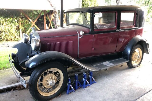 Rare 1930 Ford Model A Blindback Sedan Fordor Real Steel 1930 Ford Model A Blindback Sedan Fordor