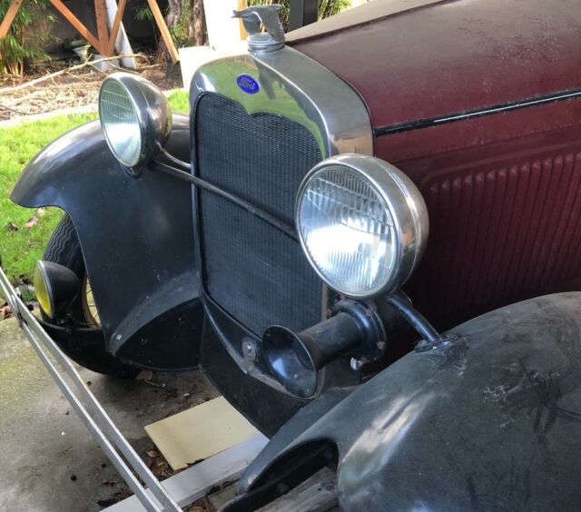 1930 Ford Model A Blindback Sedan Fordor - photo 2