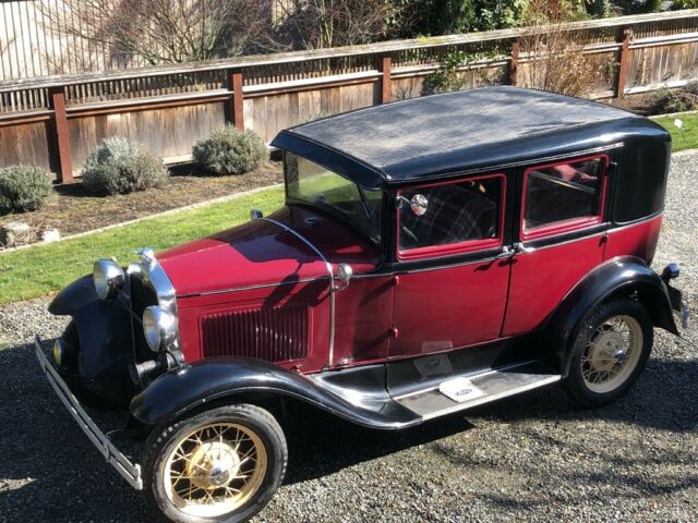 Rare 1930 Ford Model A Blindback Sedan Fordor Real Steel NO RESERVE 1930 Ford Model A Blindback Sedan Fordor NO RESERVE