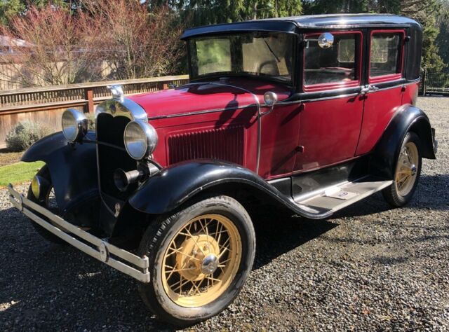 1930 Ford Model A Blindback Sedan Fordor NO RESERVE - photo 4