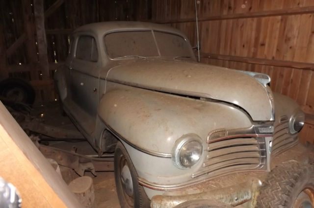 RARE 1942 WW2 PERIOD PLYMOUTH SPECIAL DELUXE COUPE RECENT BARN FIND 1942 Plymouth SPECIAL DELUXE COUPE