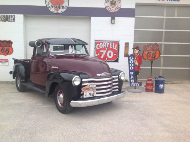 RARE 1951 Chevy 5 WINDOW 3100 1/2 ton SHORT BOX Pick up Truck W/ VIDEO restored 1951 Chevrolet Other Pickups 5 window 3100 1/2 ton short box