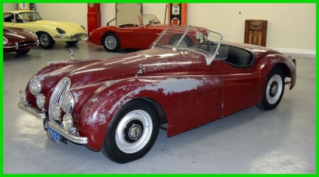 RARE 1951 JAGUAR XK120 ROADSTER SOLID ORIGINAL METAL SOLD NEW CALIFORNIA 53 54 1951 Jaguar XK XK 120 ROADSTER