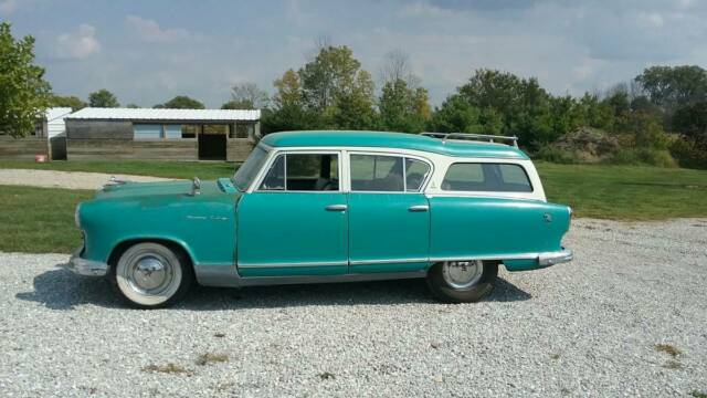 RARE 1955 NASH RAMBLER CROSS COUNTRY STATION WAGON , RUNS, DRIVES, ORIGINAL 1955 Nash Rambler station wagon