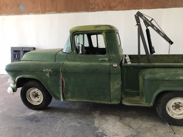 1956 GMC 101 GMC V8 Short Bed 1/2 ton Stepside Survivor - photo 3