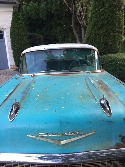 1957 Chevrolet Bel Air/150/210 Ivory/Turquse - photo 3