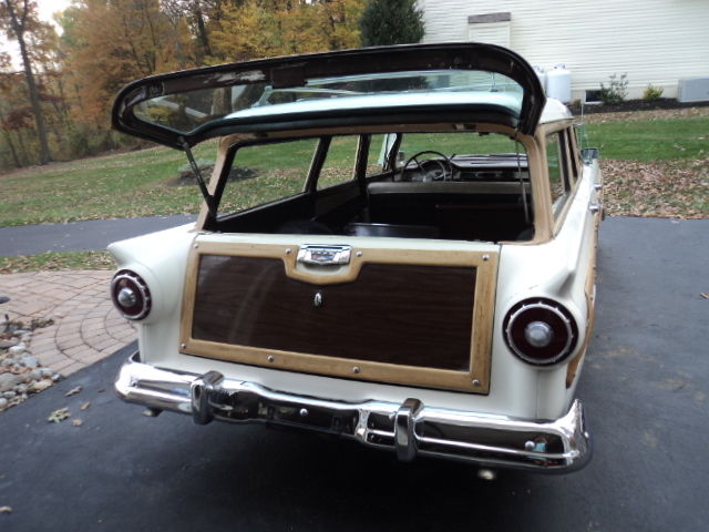 1957 FORD COUNTRY SQUIRE 9 PASS WOOD GRAIN WAGON - photo 5
