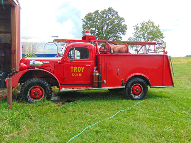 Rare 1957 K6 W300 Dodge Fire Brush Truck, Rare Factory Brush Fenders 1957 Dodge Power Wagon K6 W300