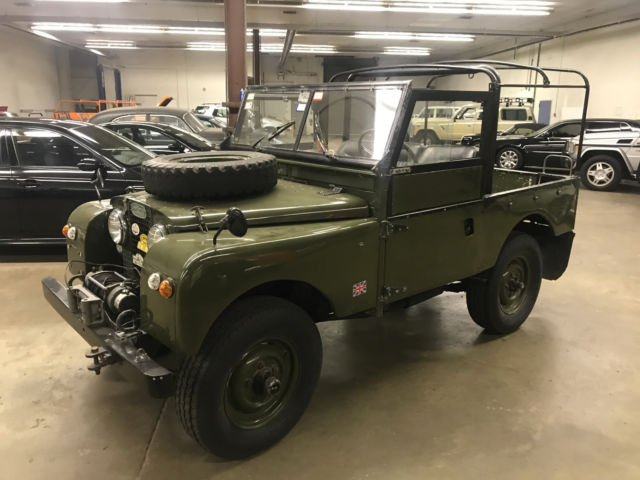 RARE 1958 Land Rover Series 1 I Defender 88" 4cyl Gas 68k Documented Miles 1958 Land Rover Defender Series 1 I 88" Basic