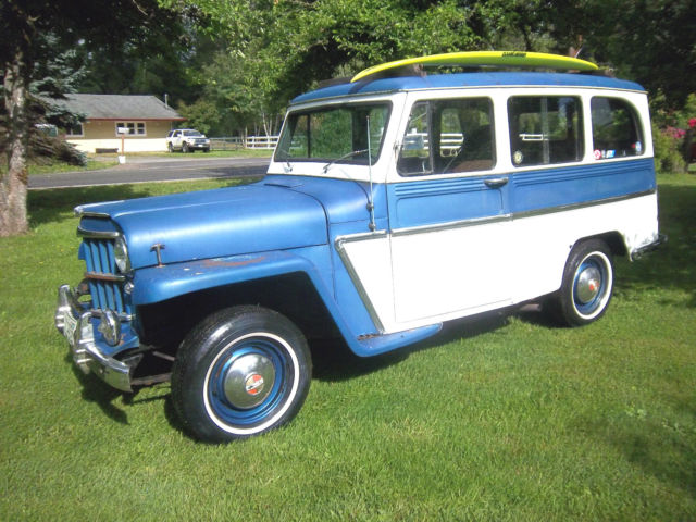 Rare 1960 Willys Wagon Maverick Edition V-8 Runs Drives Hot Rat Rod No Reserve! 1960 Willys 2 Door Wagon! 2 Wheel Drive! Station Wagon Surf Wagon