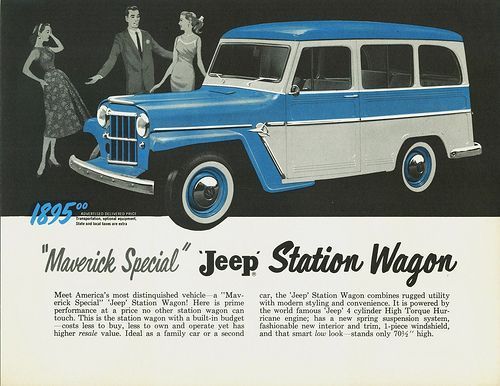 1960 Willys 2 Door Wagon! 2 Wheel Drive! Station Wagon Surf Wagon - photo 2