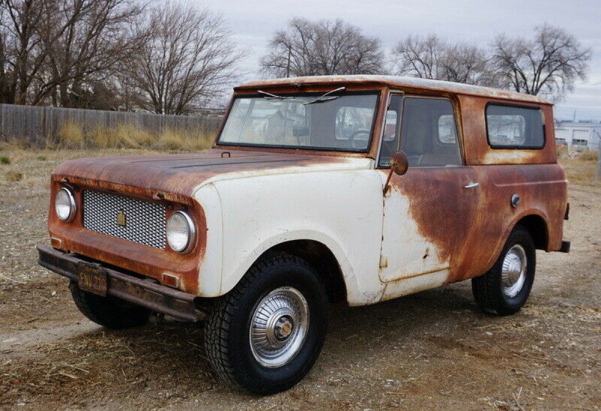 RARE 1963 International Harvester Scout 4x4 Scout 80/800, Low Mileage, Patina 1963 International Harvester Scout 80/800 Patina