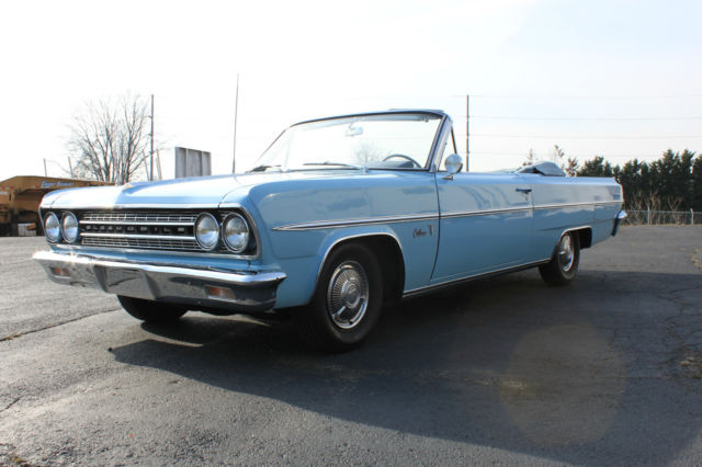 *RARE* 1963 OLDSMOBILE CUTLASS CONVERTIBLE F85 * SUPER CLEAN & SOLID !!! 1963 Oldsmobile Cutlass 1963 OLDS CUTLASS F85 CONVERTIBLE
