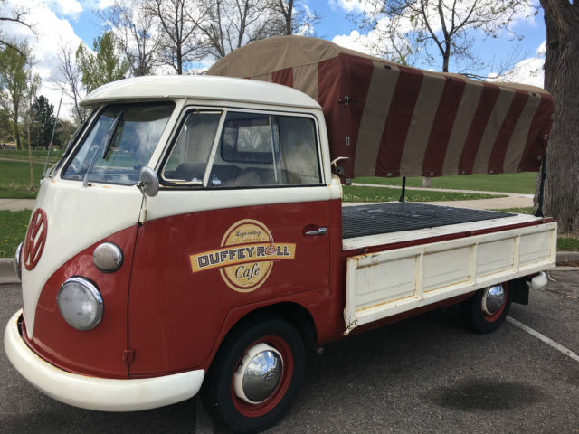 Rare 1963 VW Single Cab - beautiful interior - fresh engine & tires - canopy 1963 Volkswagen Single Cab