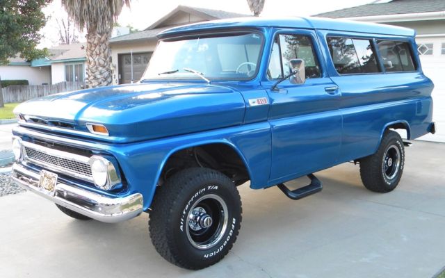 RARE 1965 CHEVROLET K10 1406 2DR CARRYALL 4x4 BODY OFF RESTORATION 1 OF ONLY 444 1965 Chevrolet K10