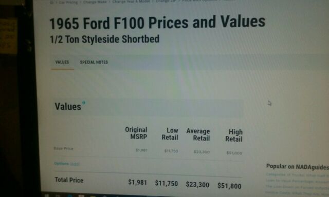 1965 Ford F-100 Styleside shortbed - photo 2