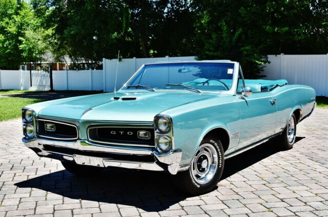 1966 Pontiac GTO Convertible 389 Tri-power, 242 Code, A/C