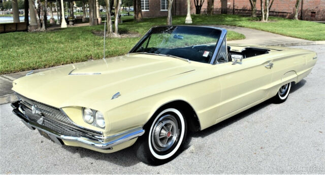 1966 Ford Thunderbird Convertible 390ci, Automatic 13k Actual Miles - photo 2