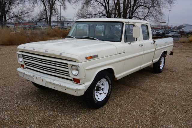 RARE 1967 Ford F250 Crew Cab. Original paint Survivor. 1967 Ford F-250