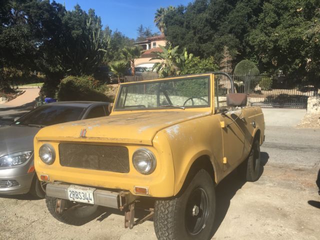 RARE 1967 International Harvester Scout 1967 International Harvester Scout 2 door