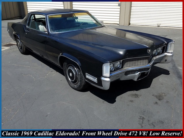 RARE 1969 CADILLAC ELDORADO COUPE! 472 V8 FRONT WHEEL DRIVE CLASSIC! NO RESERVE 1969 Cadillac Eldorado ELDORADO