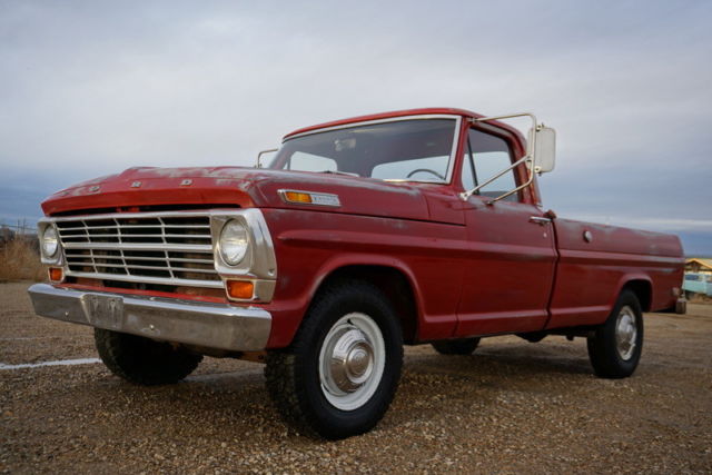 RARE 1969 Ford F250, Custom Cab, 1 Owner, Original, Low Mileage, Ranch Truck 1969 Ford F-250 F250 Custom Cab
