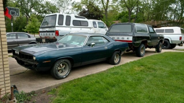 1971 Plymouth Barracuda BLACK