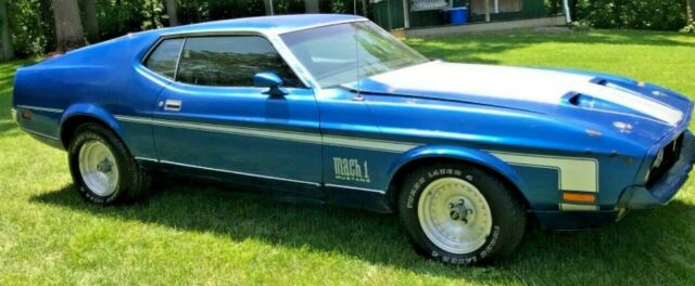 RARE 1971 MUSTANG MACH1 RAM AIR BARN FIND SHARP RUNS & DRIVES 1971 Ford Mustang MACH 1
