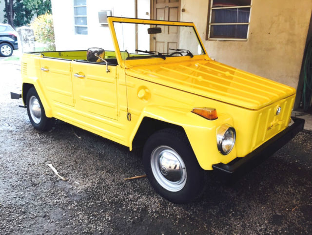 RARE 1973 VW THING! RUNS EXCELLENT, LOW MILES, SUPER SOLID, NEW TOP, LOW RESERVE 1973 Volkswagen Thing Convertible
