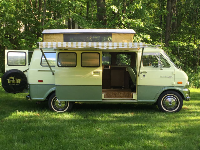 Rare 1974 Ford Econoline 200 Turtle Top 1974 Ford Econoline